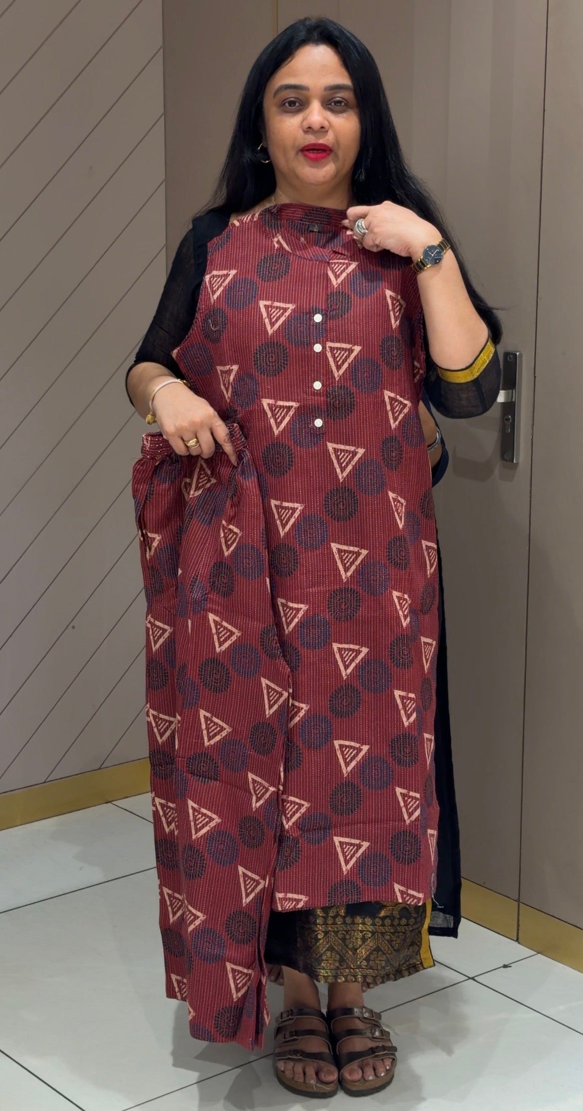 PRINTED COTTON CO-ORDS SETS - IHA 35708