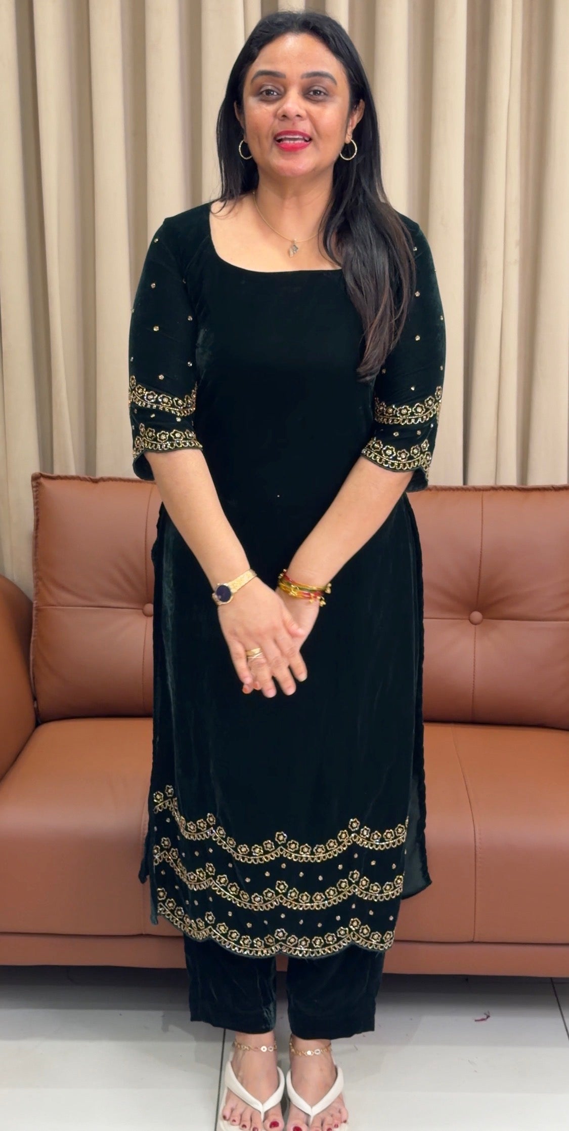 IHA'S IN-HOUSE VELVET CO-ORDS SETS - IHA 33909