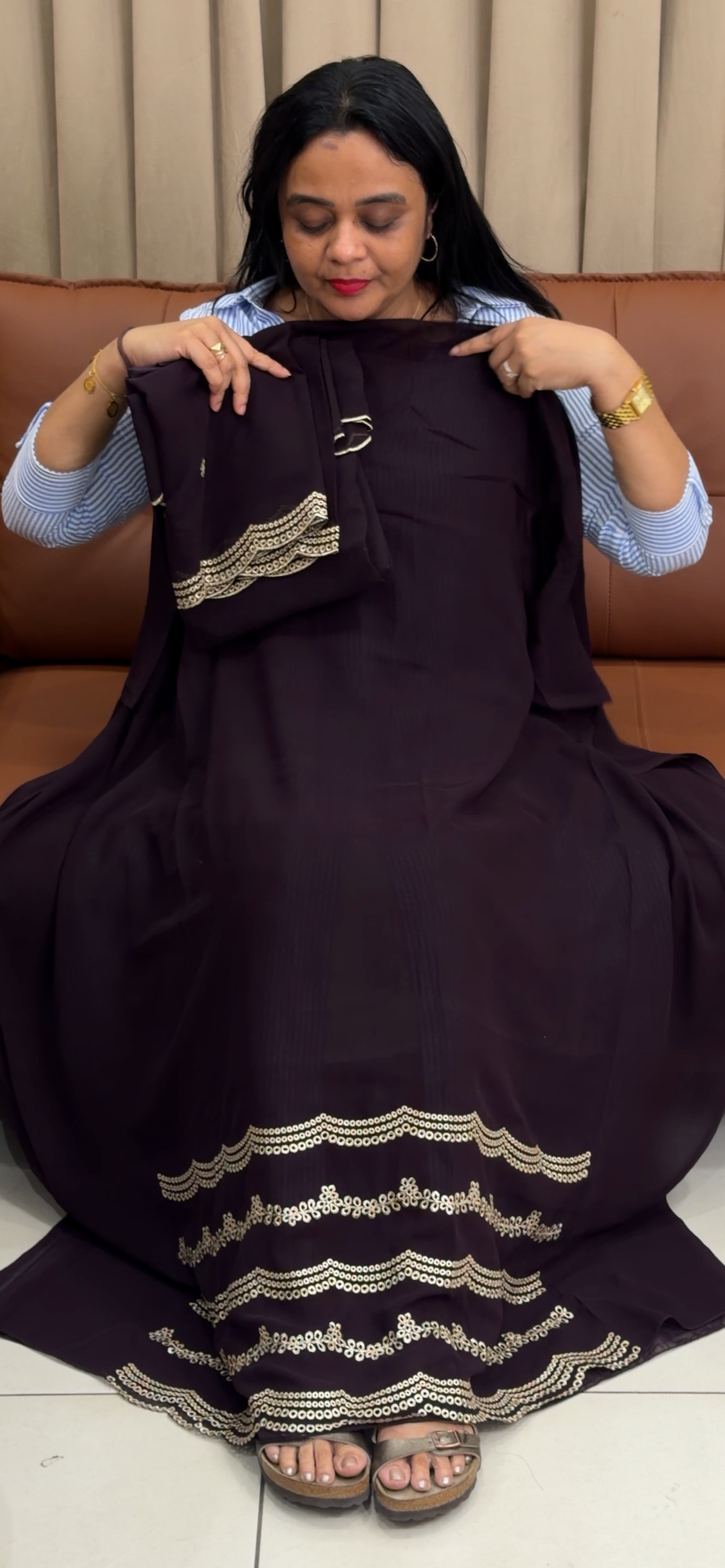 FAUX GEORGETTE UNSTITCHED SALWAR SUITS - IHA 35900