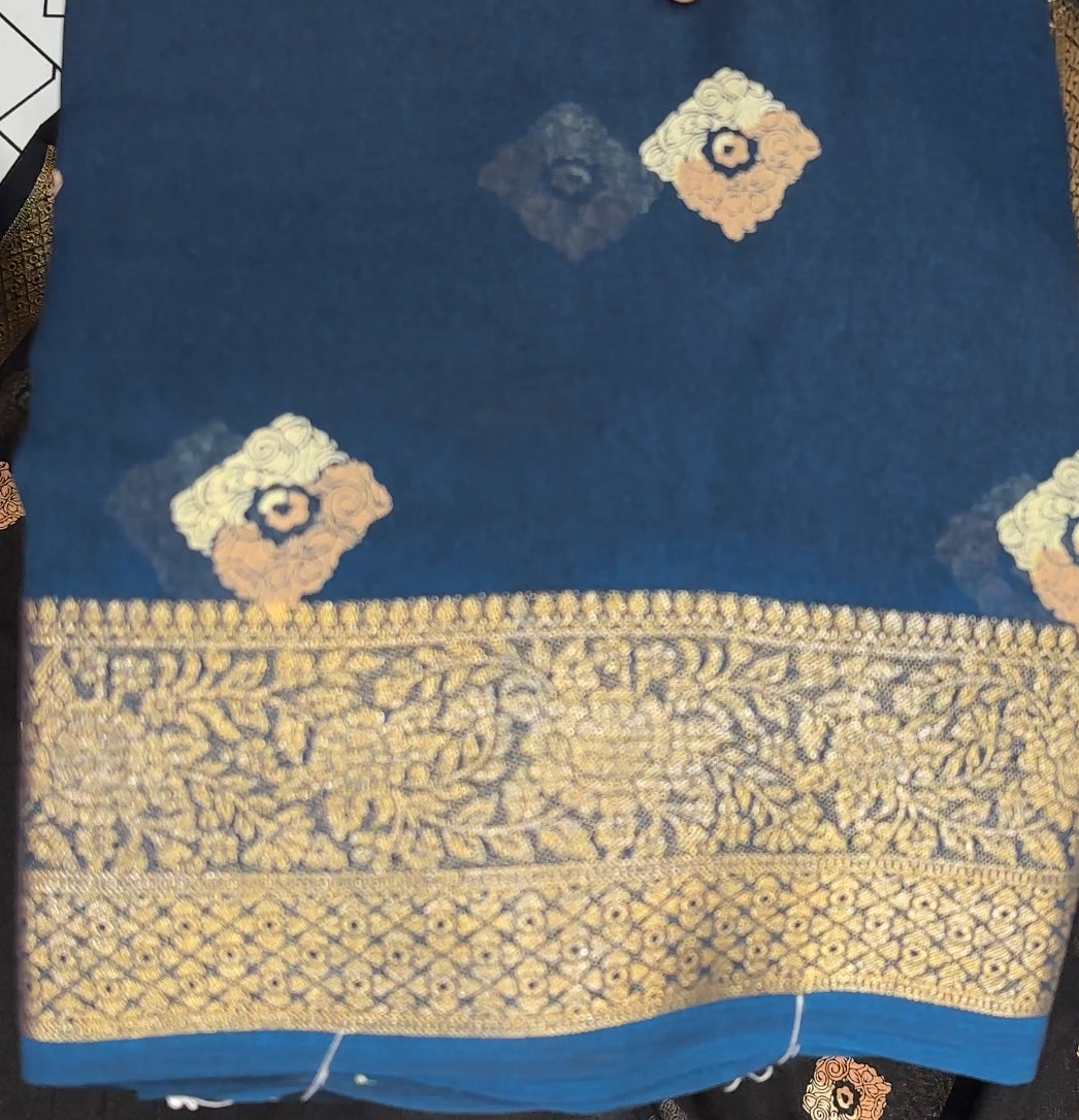 SEMI MODAL SAREES - IHA 17782