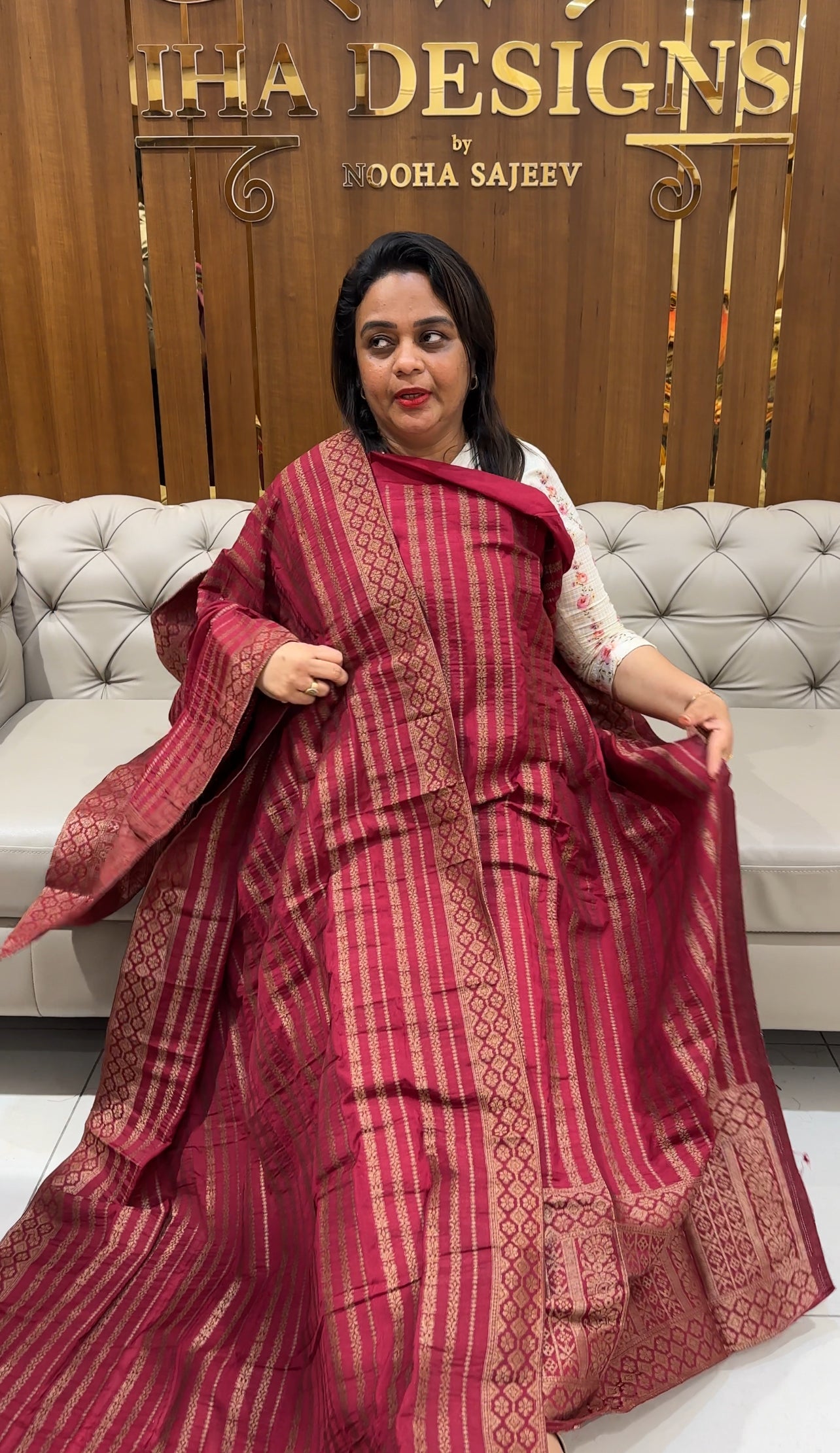 FORWARD BANARASI UNSTITCHED SALWAR SUITS - IHA 25077