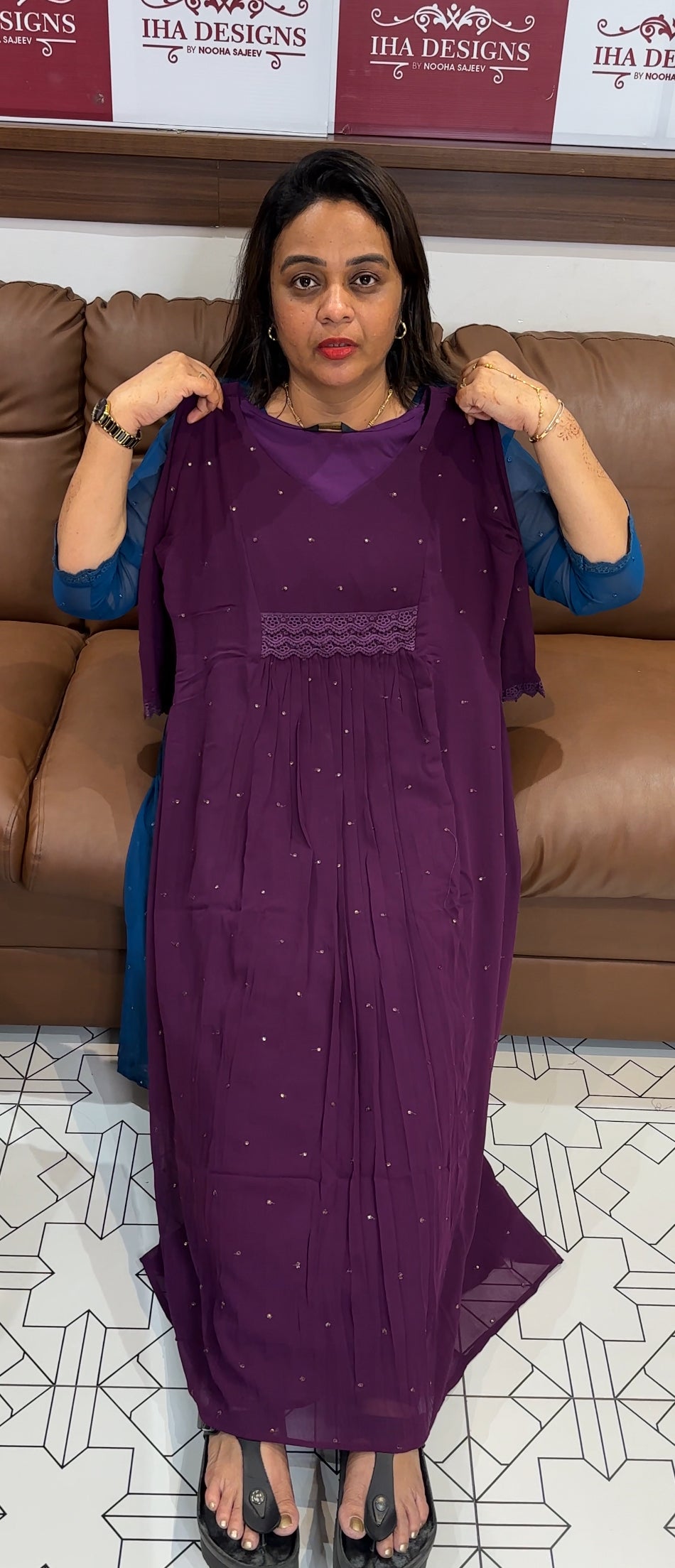 IHA'S IN-HOUSE DESIGNER ALINE TOPS  - IHA 23957