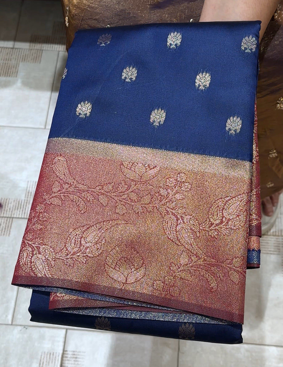 SEMI SILK SAREES - IHA 22708