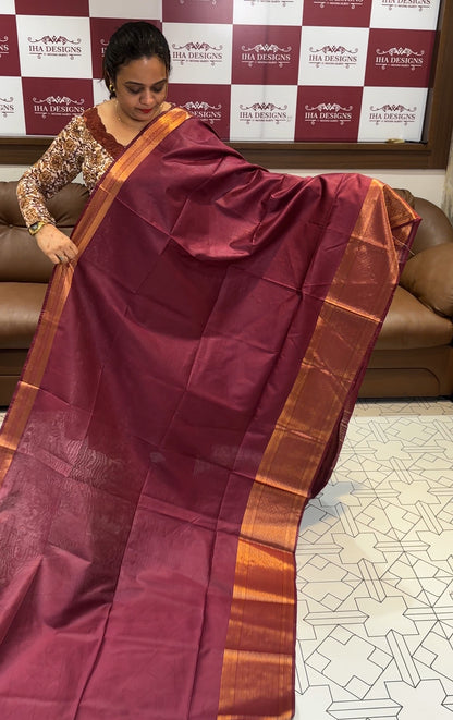 SEMI TUSSUR SAREE - IHA 16549