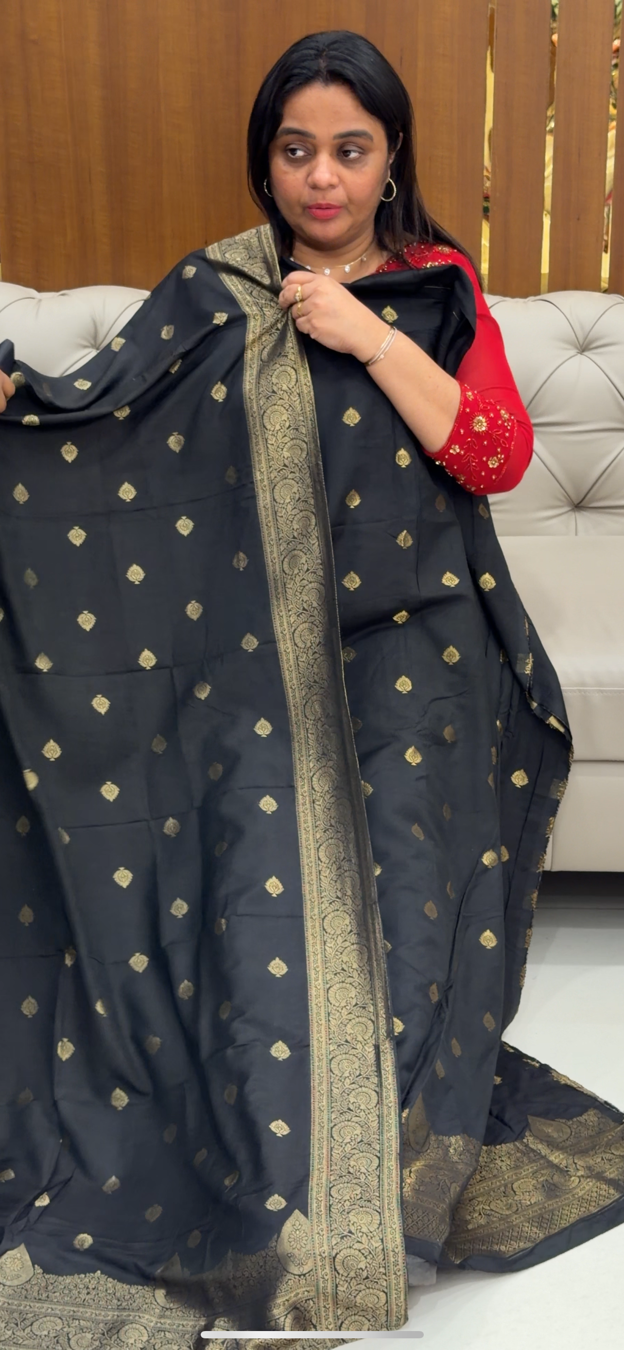 BANARASI UNSTITCHED SALWAR SUITS - IHA 28765