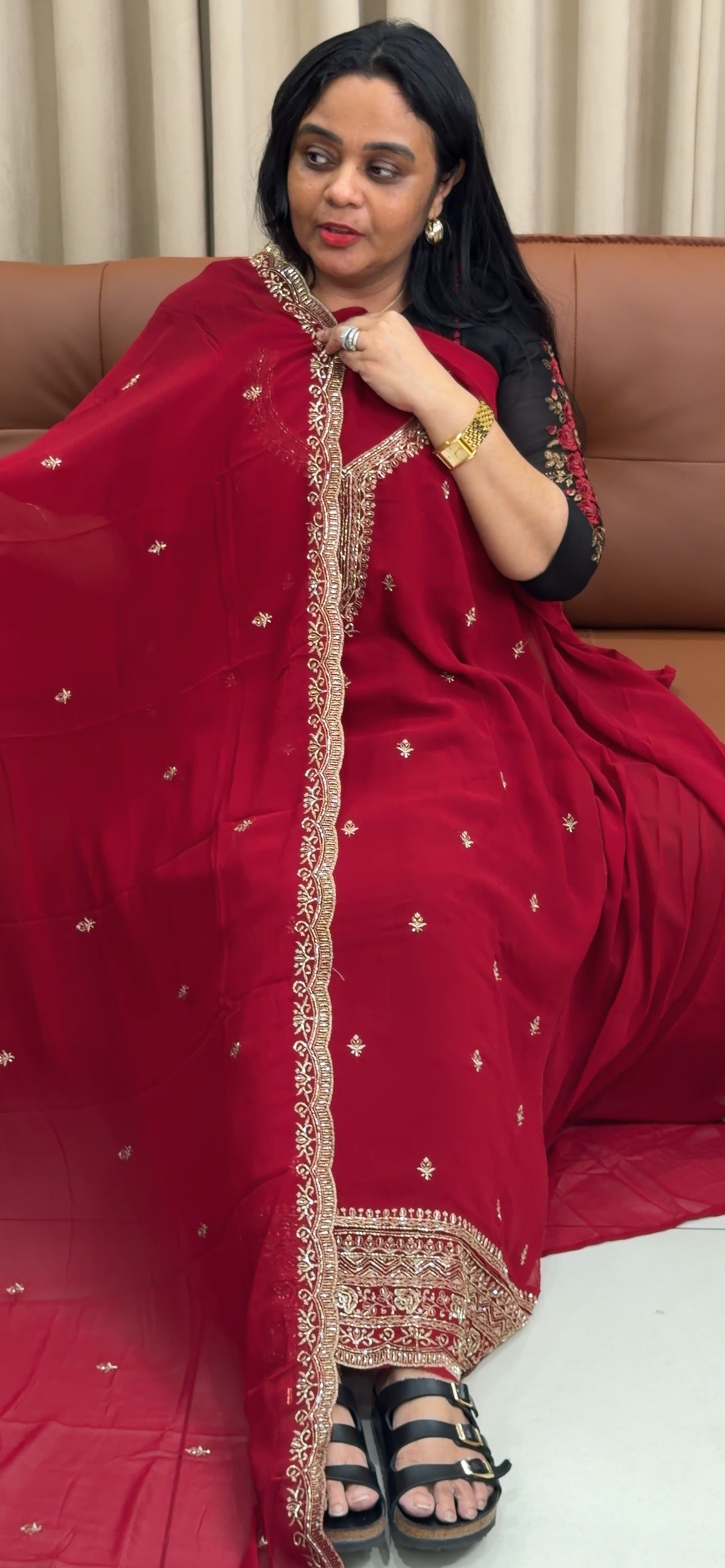 OFFER SALES UNSTITCHED SALWAR SUITS - IHA 35353
