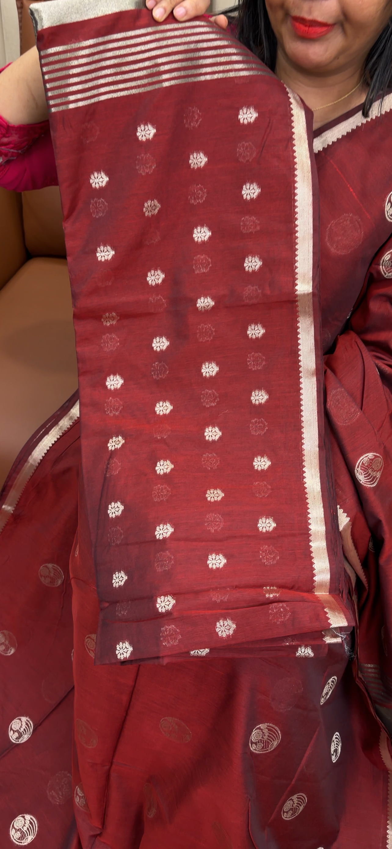 SILK COTTON SAREES - IHA 33534
