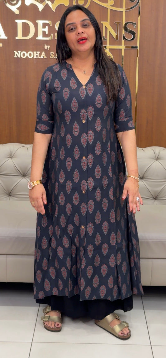 IHA'S IN-HOUSE MUL PRINTED TOPS - IHA 32000