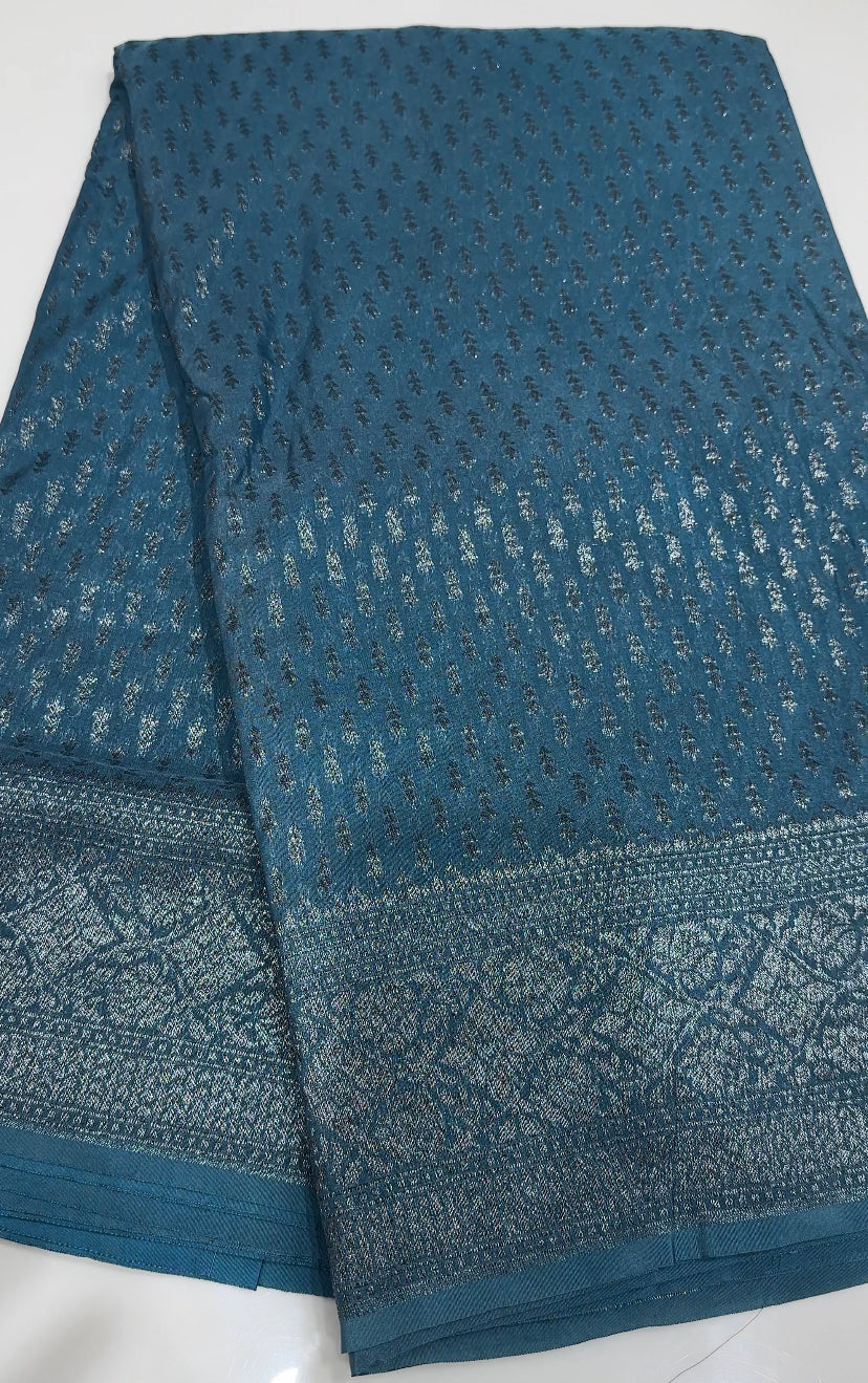 SEMI BANARSI SAREES - IHA 27121