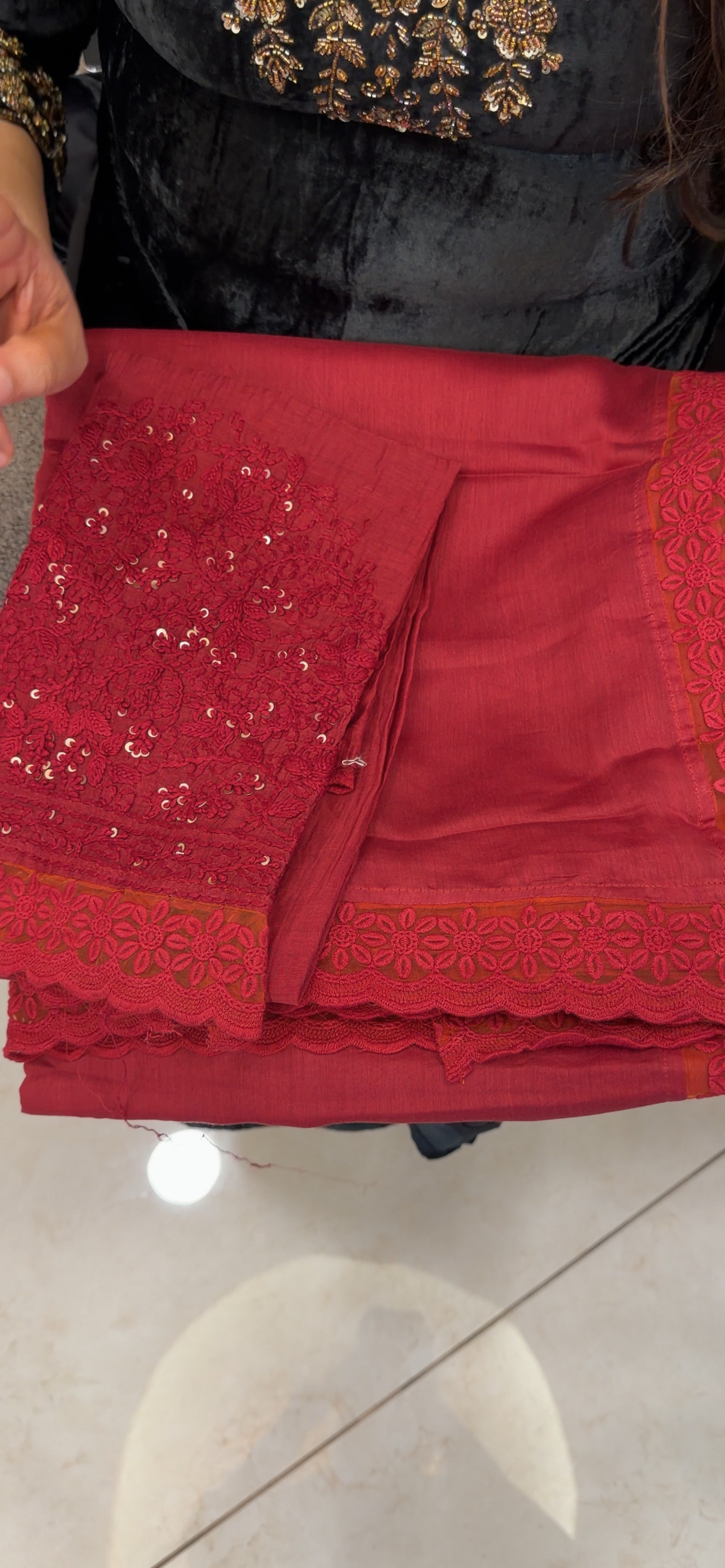 MALAI CHANDERI SAREES  - IHA 33354
