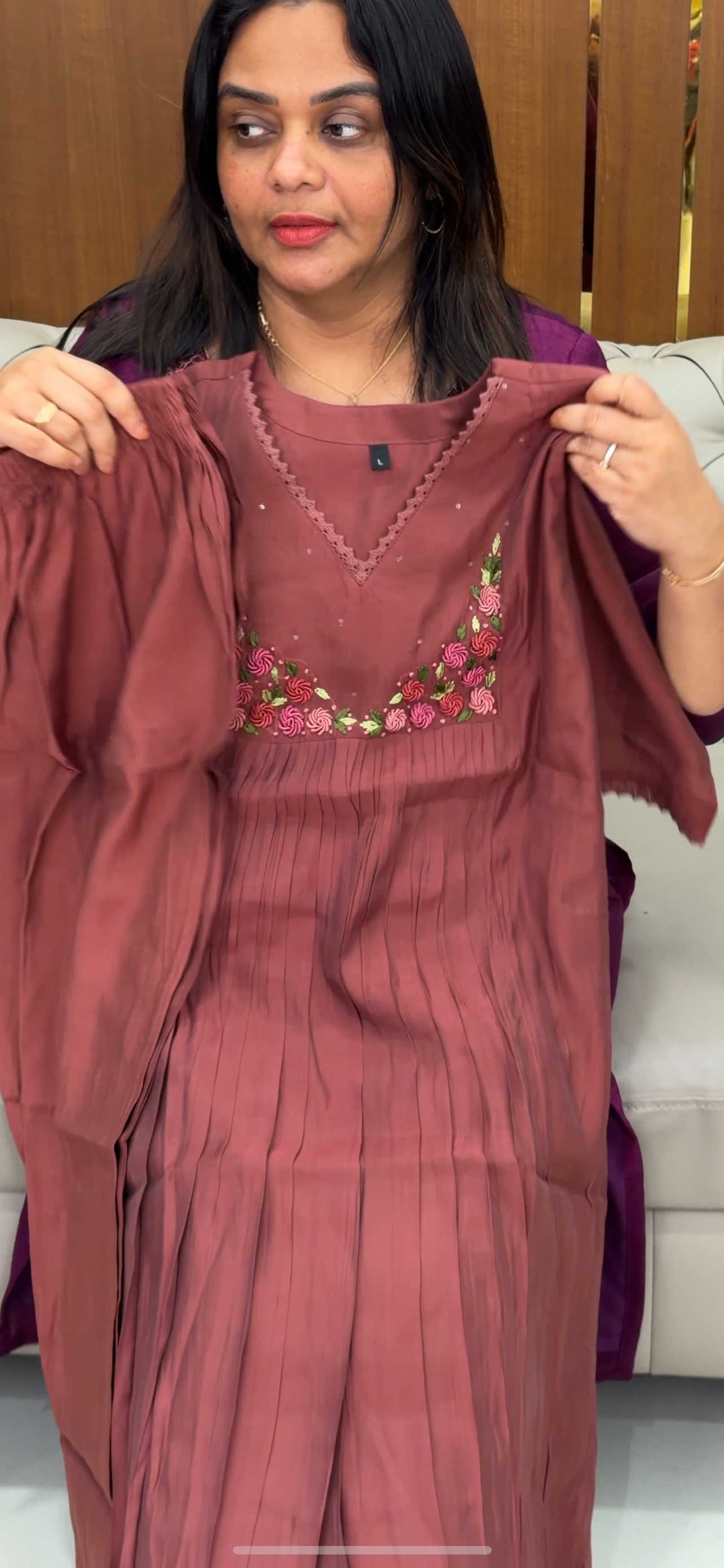 MALAI CHANDERI ALINE TOP AND BOTTOM - IHA 30606