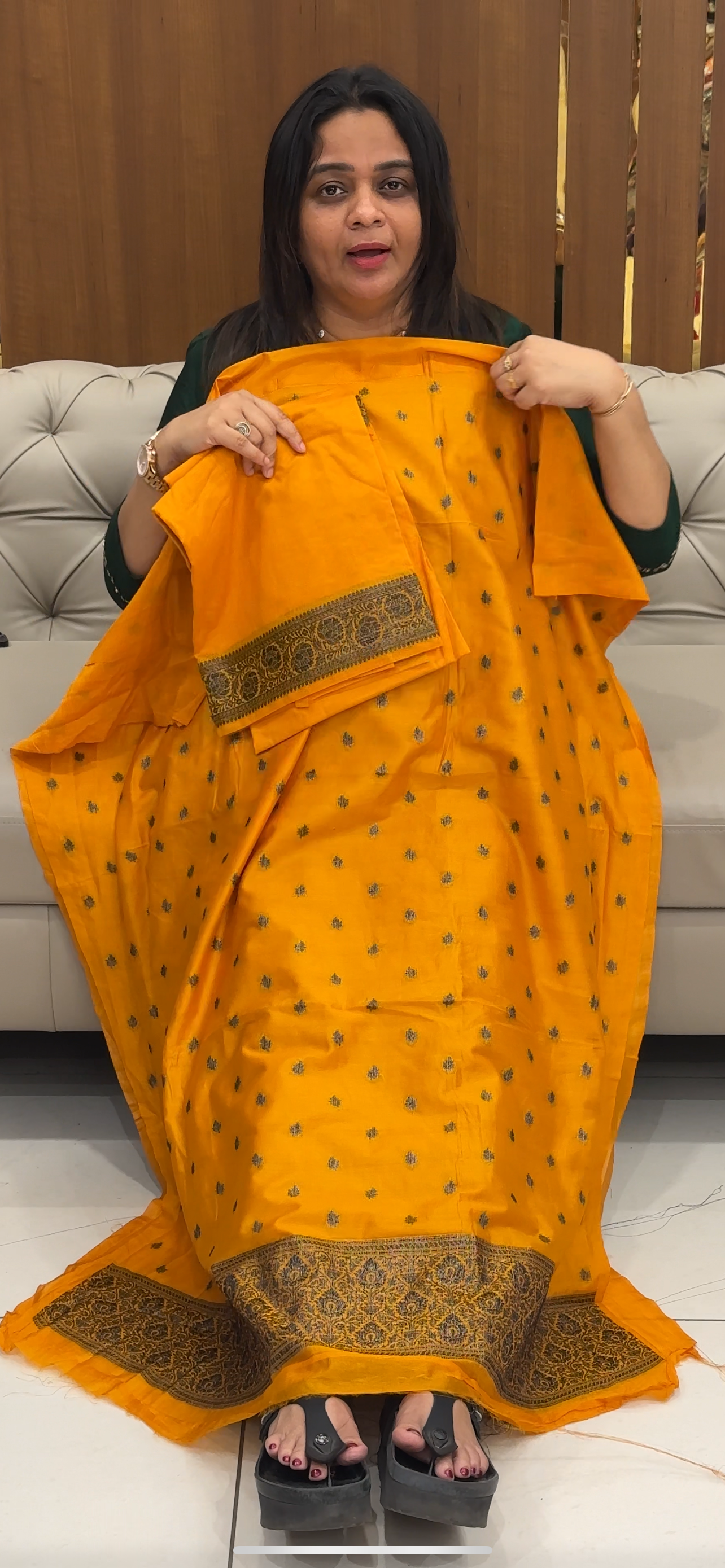 BANARASI TUSSUR UNSTITCHED SALWAR SUITS - 28580