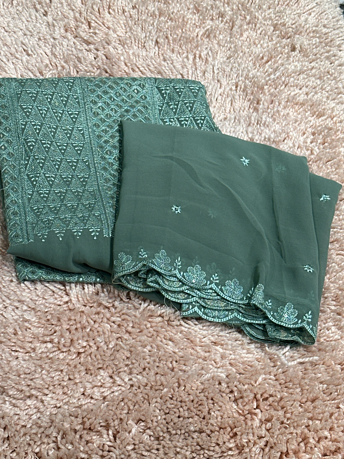 OFFER SALES UNSTITCHED SALWAR SUITS -  IHA 35319