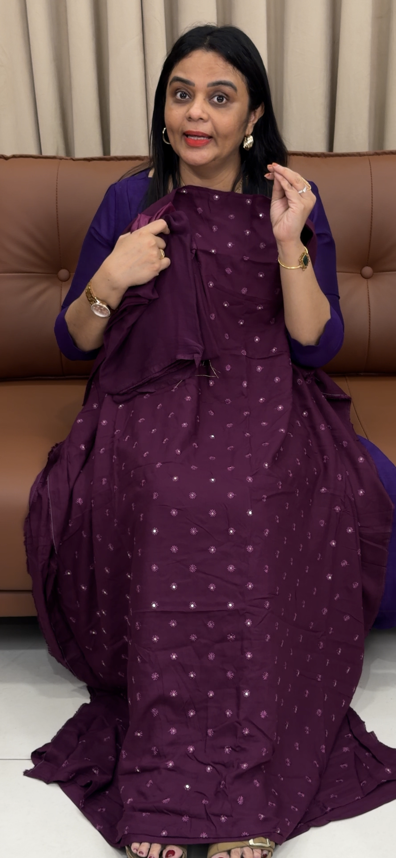 VISCOSE RAYON UNSTITCHED SALWAR SUITS - IHA 33434