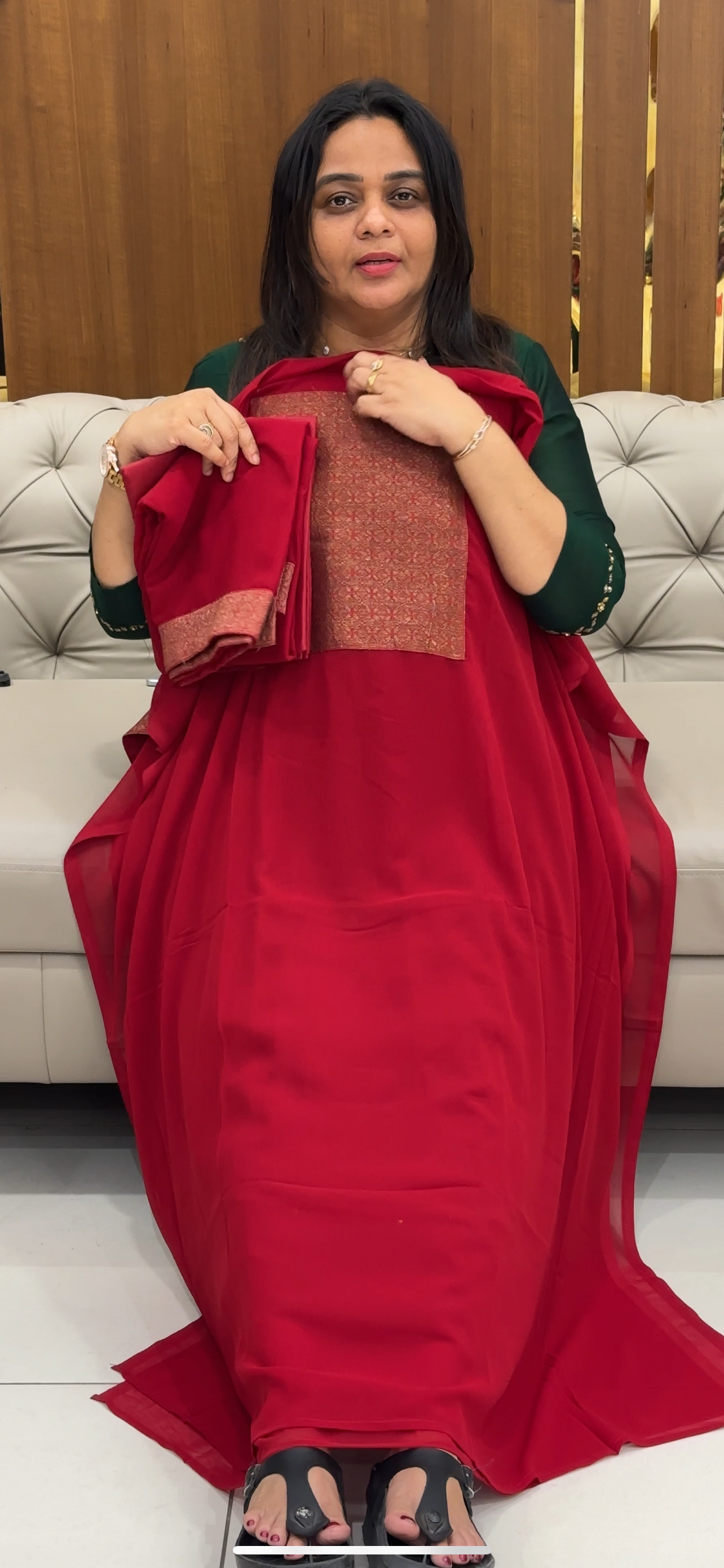 BUDGET BUY UNSTITCHED SALWAR SUITS - IHA 28551