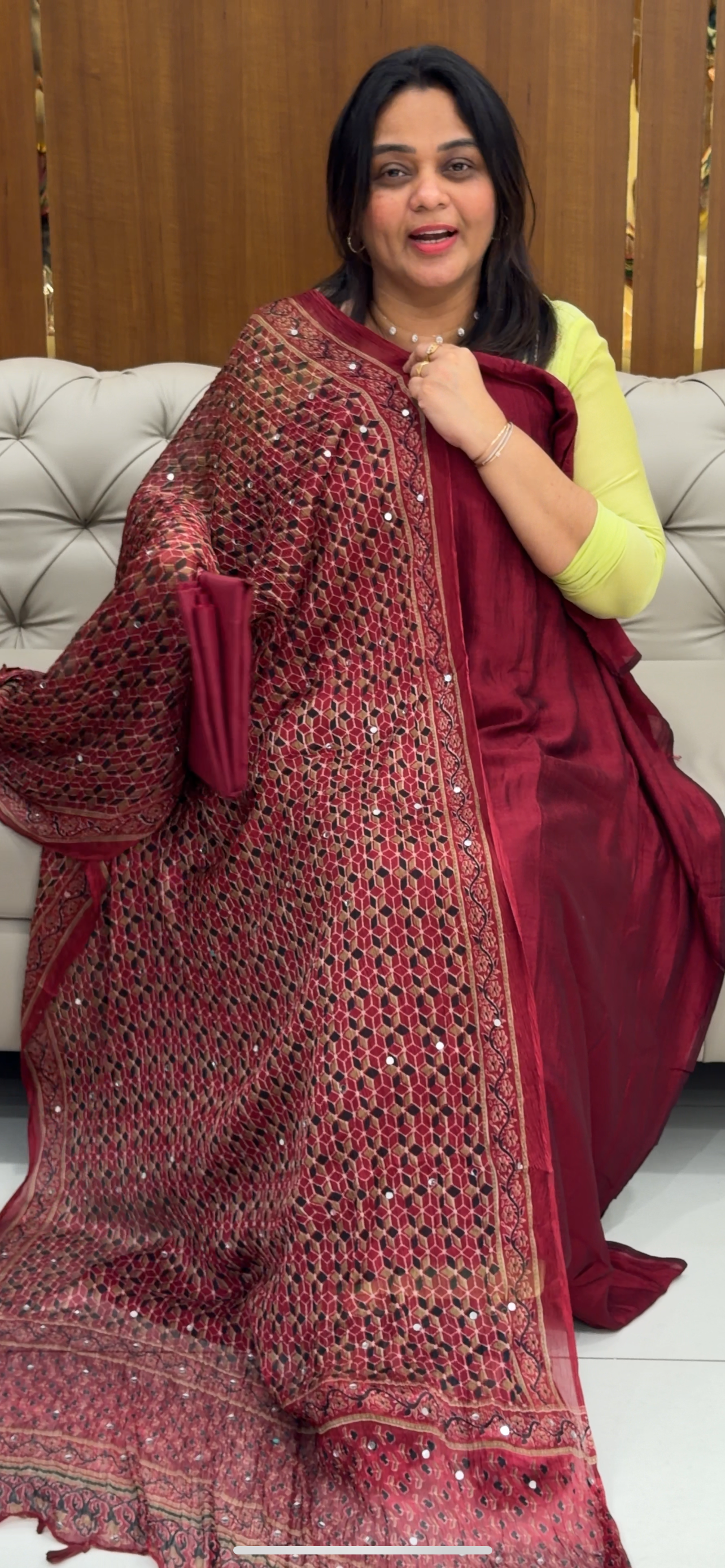 SEMI RAW SILK UNSTITCHED SALWAR SUITS - IHA 28726