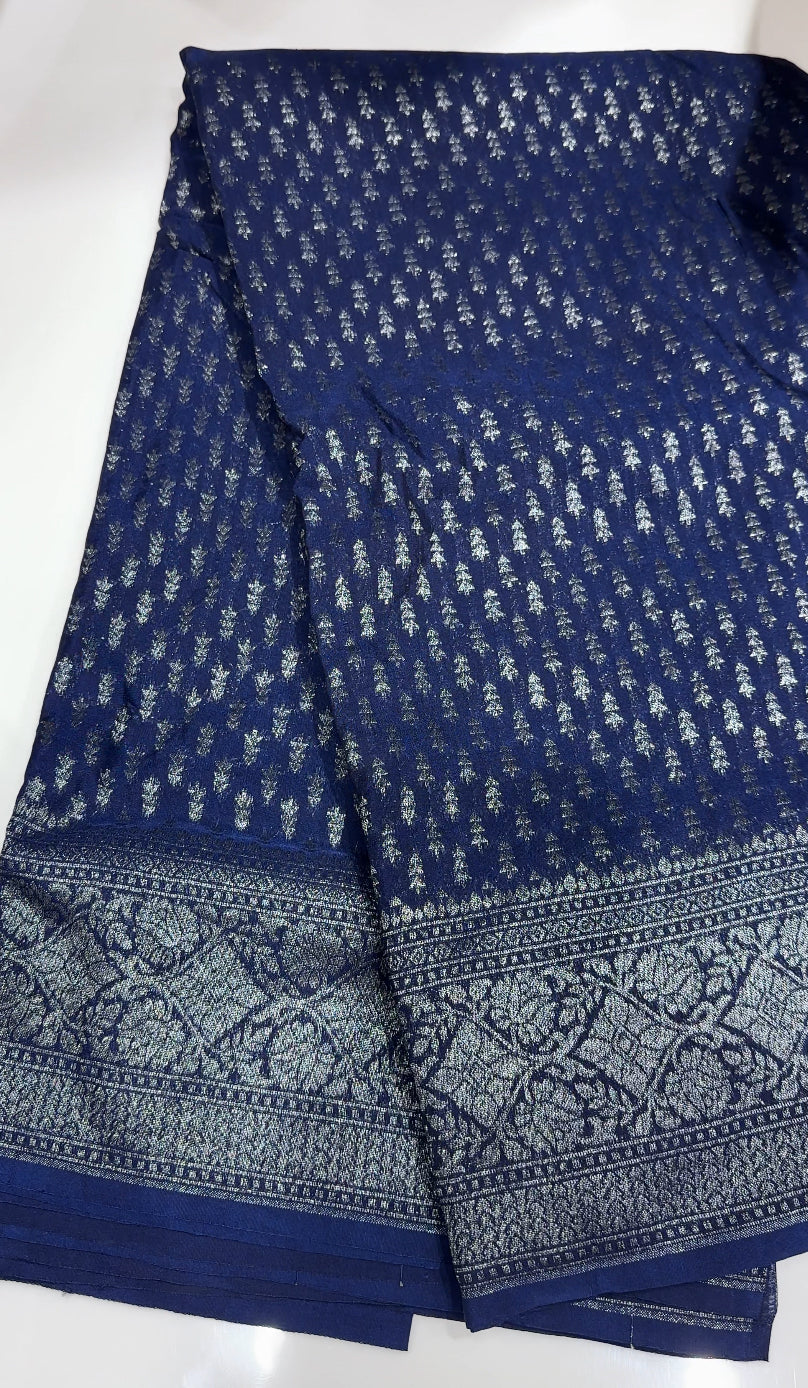 SEMI BANARSI SAREES - IHA 27121