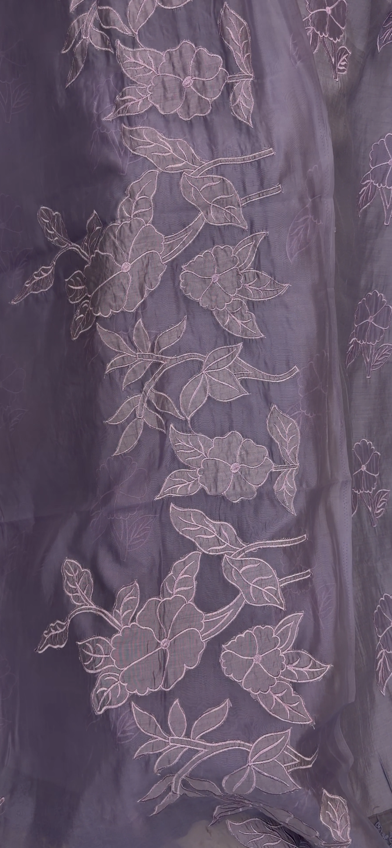 SOFT ORGANZA UNSTITCHED SALWAR SUITS - IHA 33089