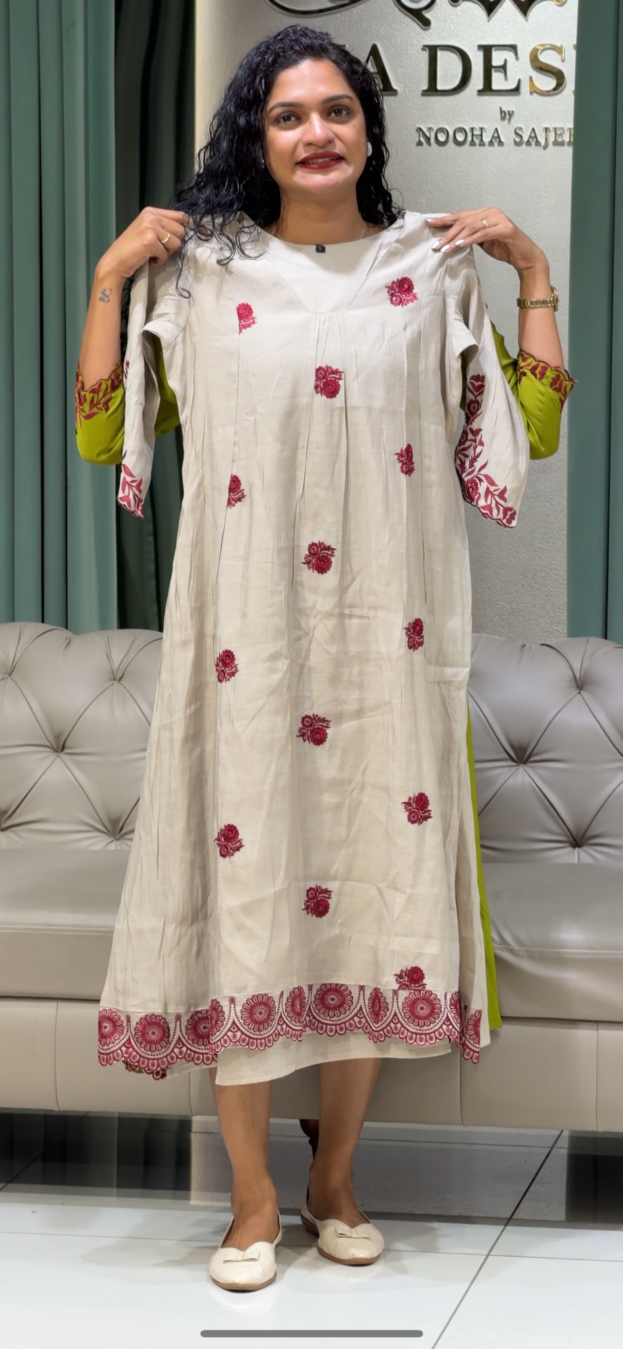 CHANDERI LONG TOPS - IHA 29804