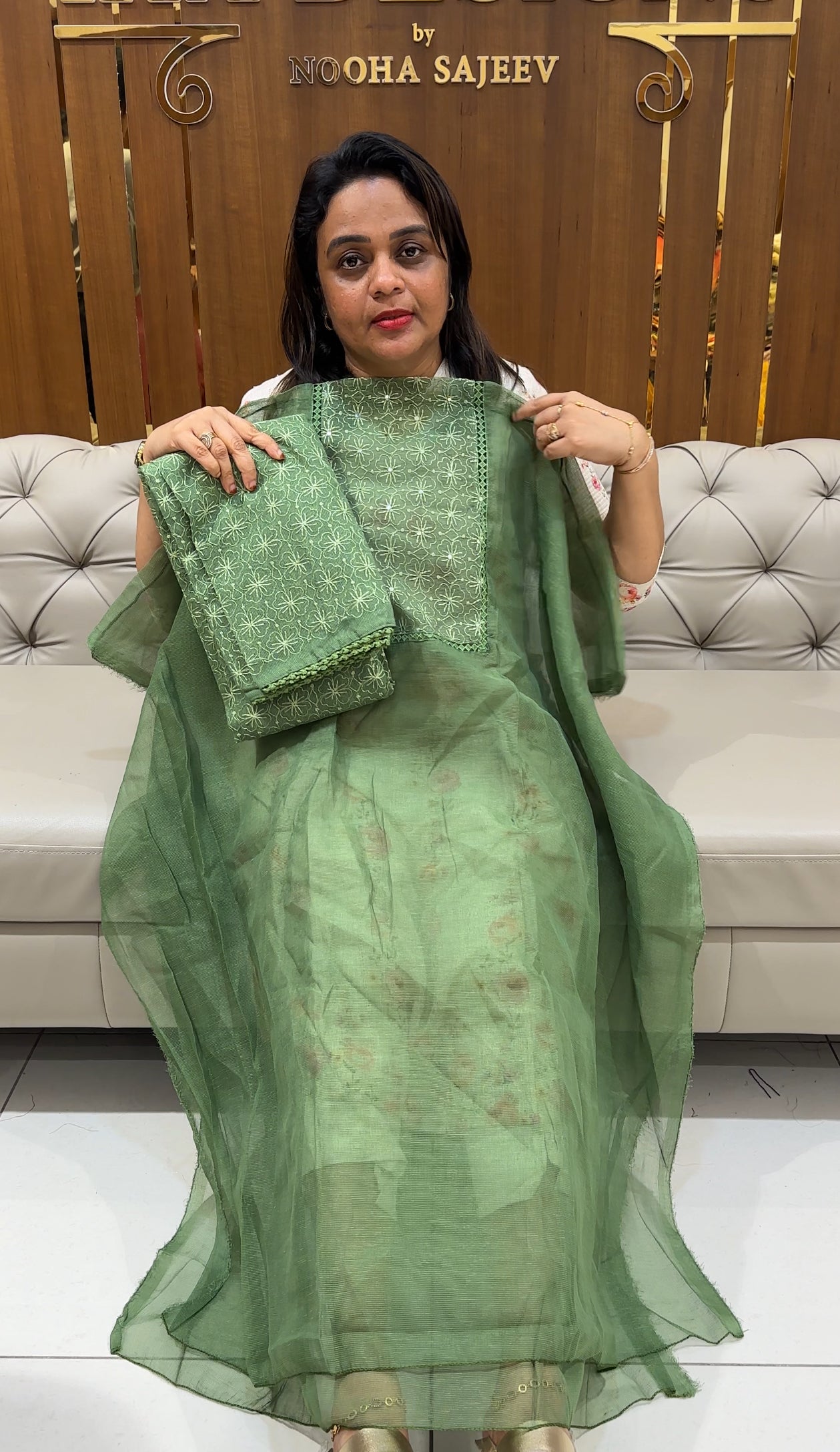 NET KOTA UNSTITCHED SALWAR SUITS - IHA 25061