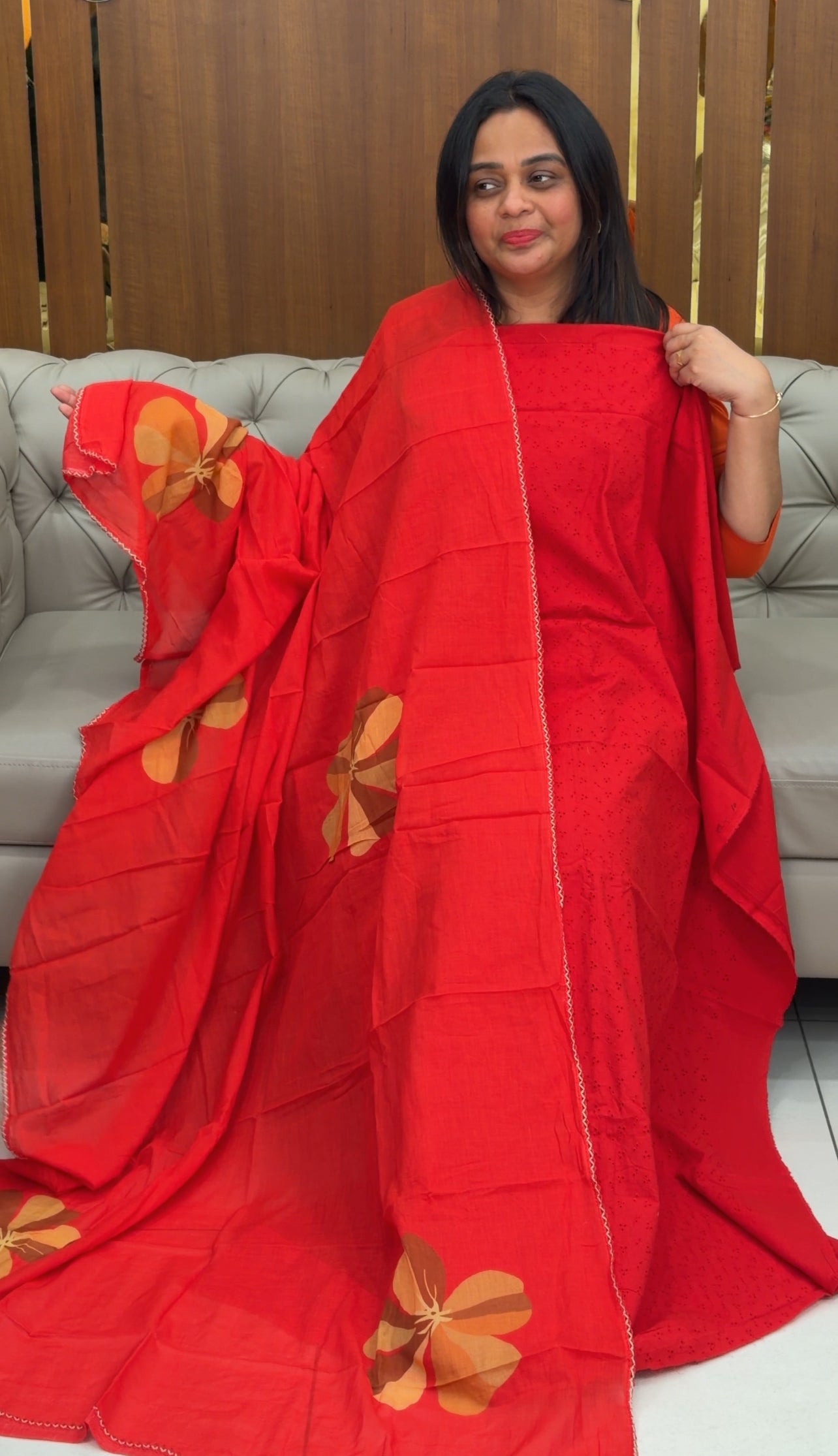 COTTON HAKOBA UNSTITCHED SALWAR SUITS - IHA 29667