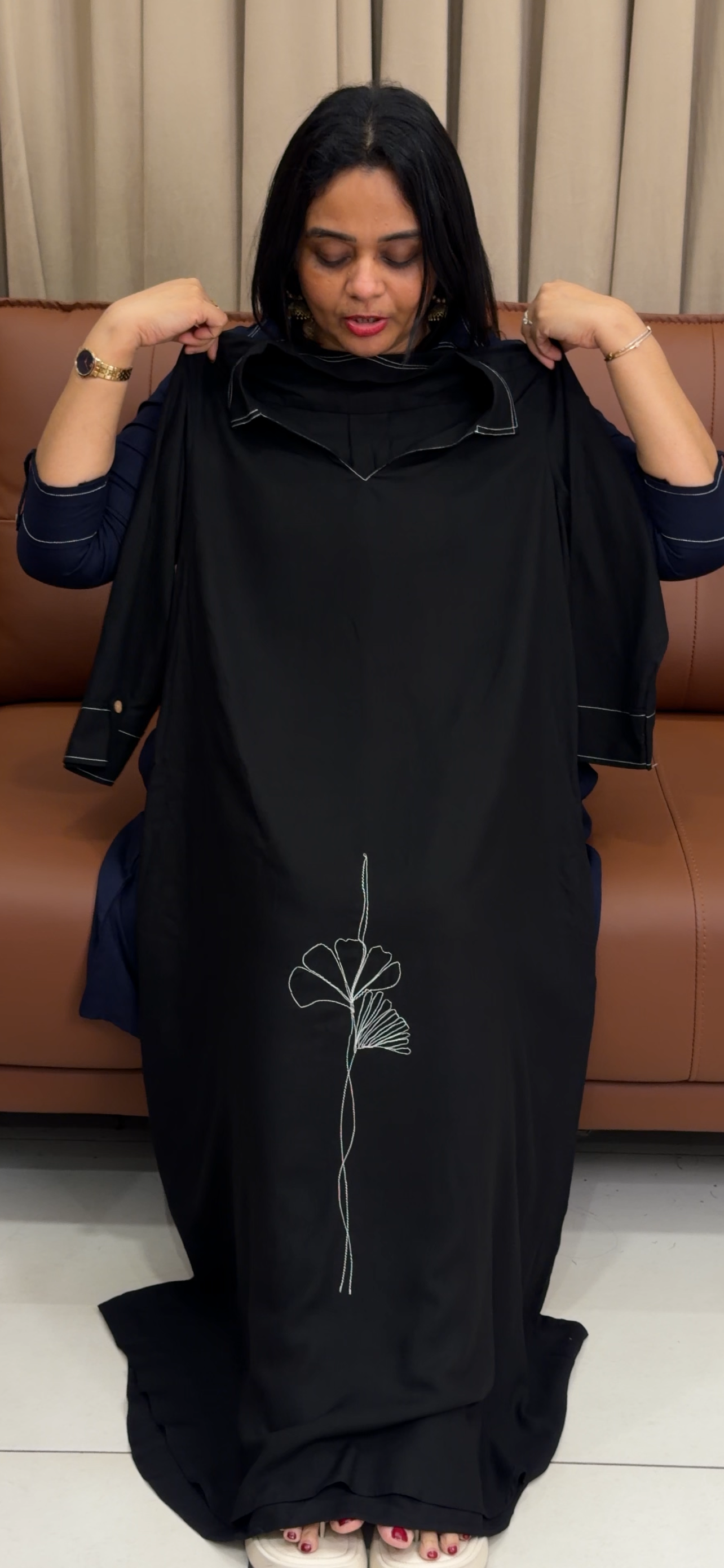 IHA'S IN-HOUSE VISCOSE RAYON TUNIC TOPS - IHA 33877