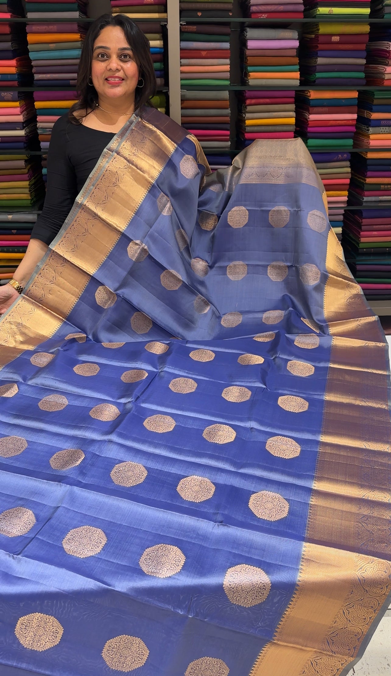 SOFT SILK KANCHIPURAM SAREES - IHA 27114
