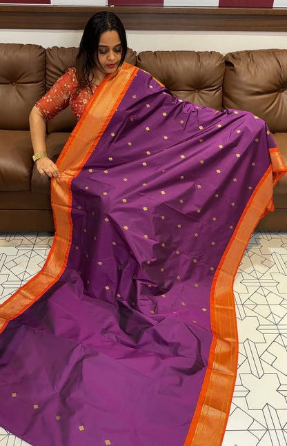 SEMI SILK SAREES - IHA 18756