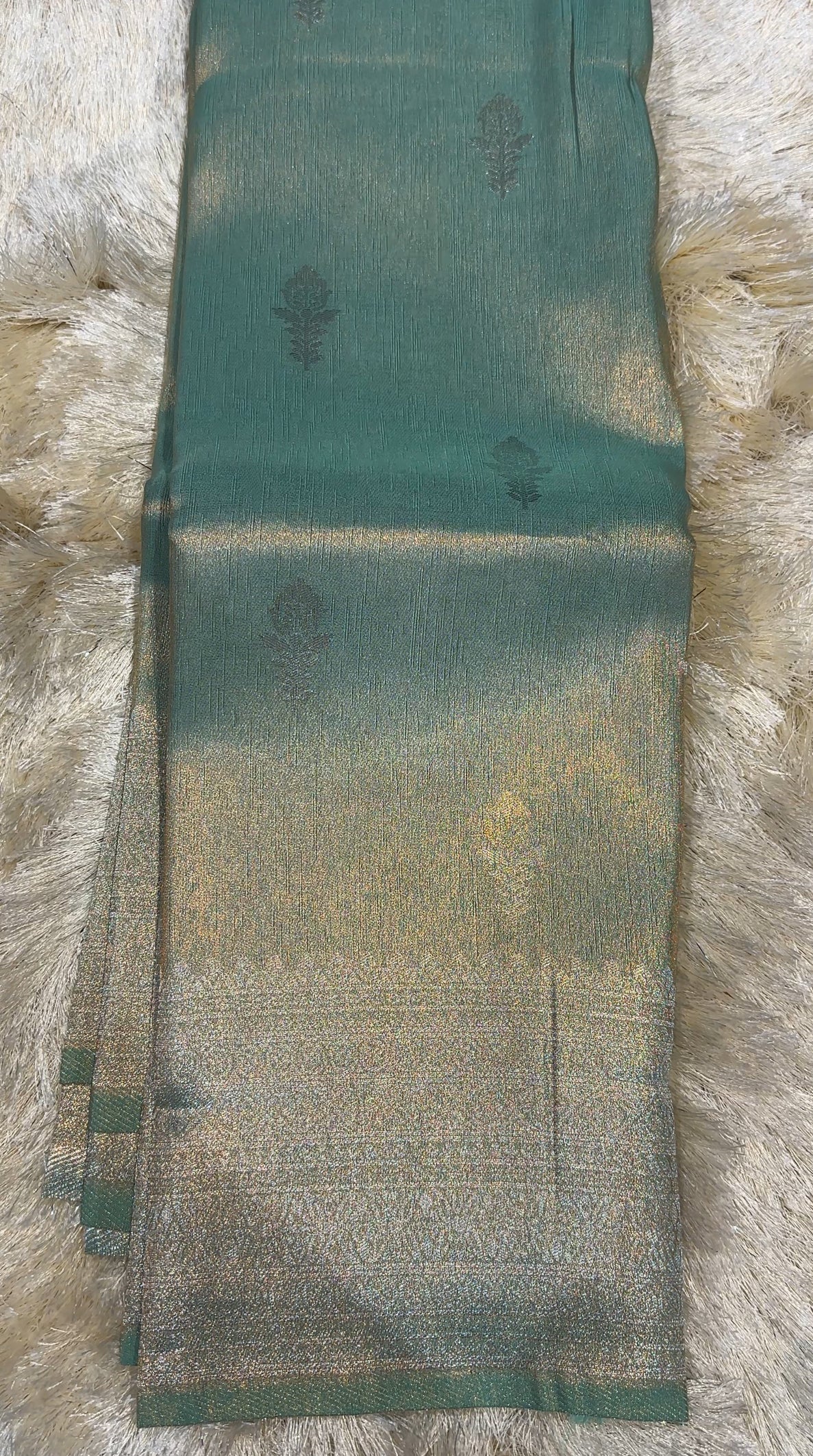 SEMI TISSUE SAREES - IHA 27811