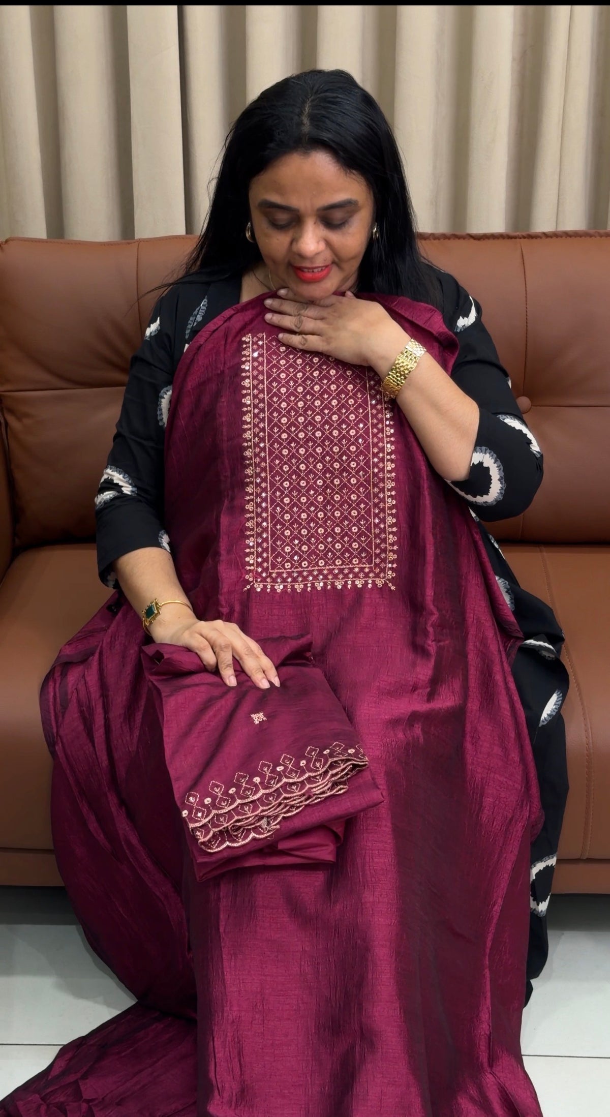 OFFER SALES UNSTITCHED SALWAR SUITS - IHA 35390