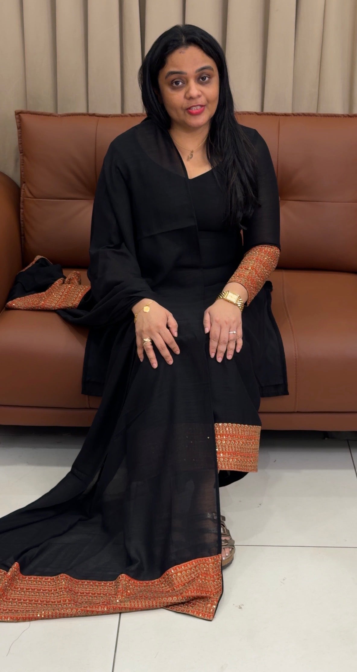 FORWARD HANDWORKED TOP,BOTTOM AND DUPATTA  - IHA 35917