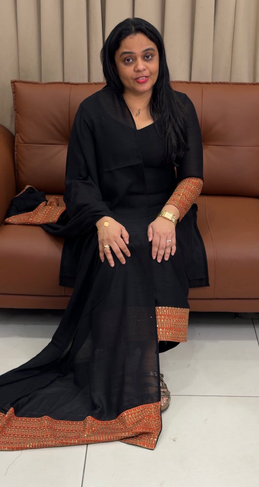 FORWARD HANDWORKED TOP,BOTTOM AND DUPATTA  - IHA 35917