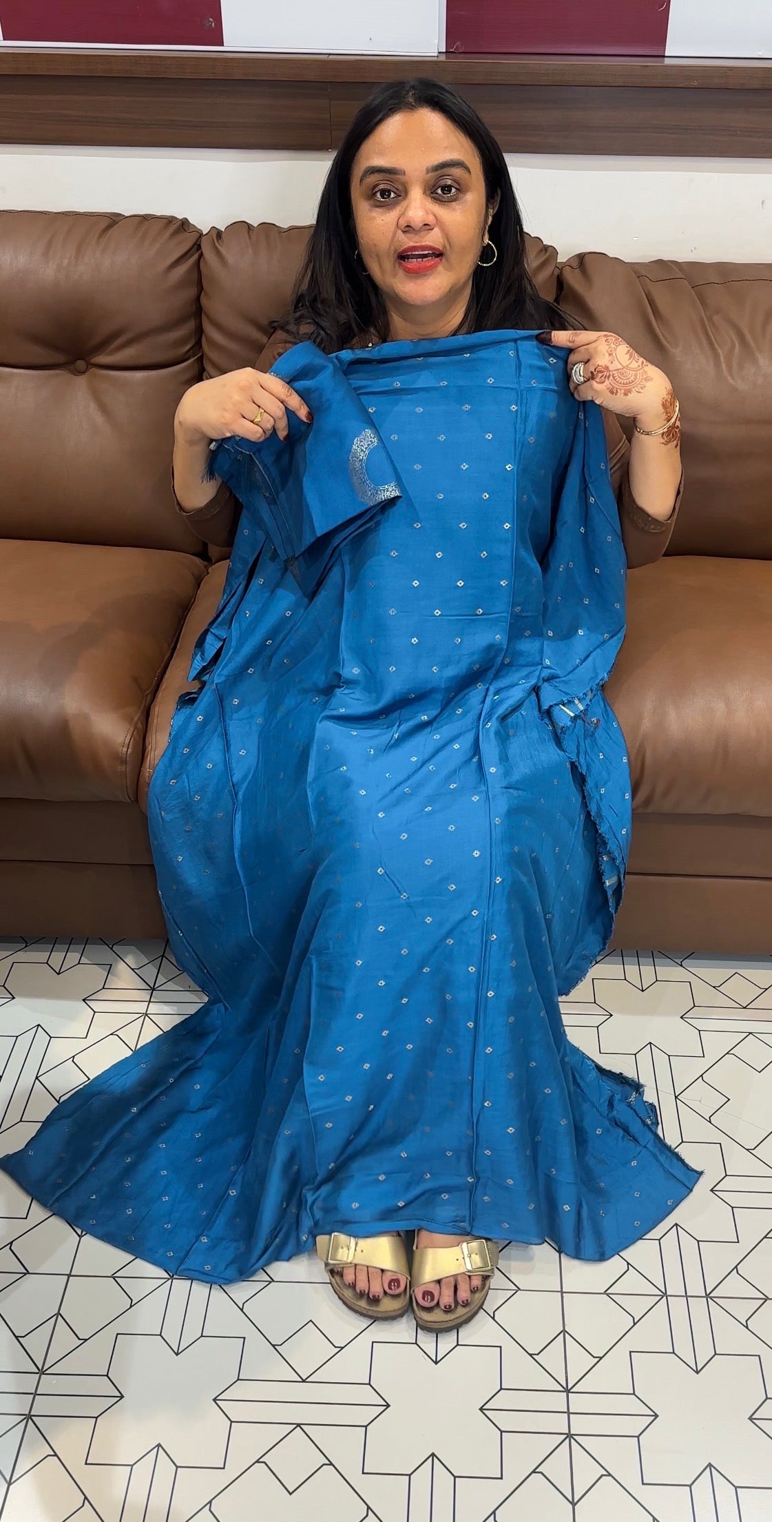 FORWARD MUL CHANDERI UNSTITCHED SALWAR SUITS - IHA 35147