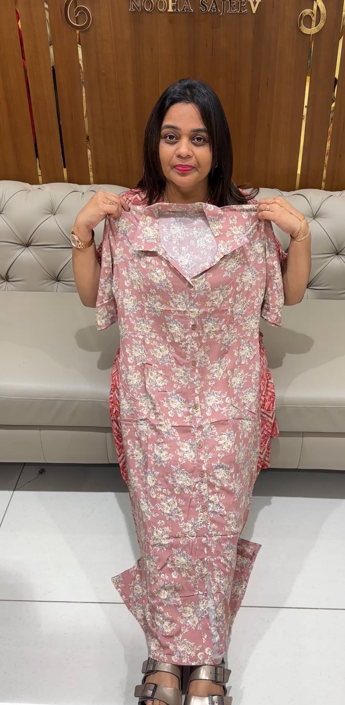 IHA'S IN-HOUSE PRINTED FROCKS - IHA 24424