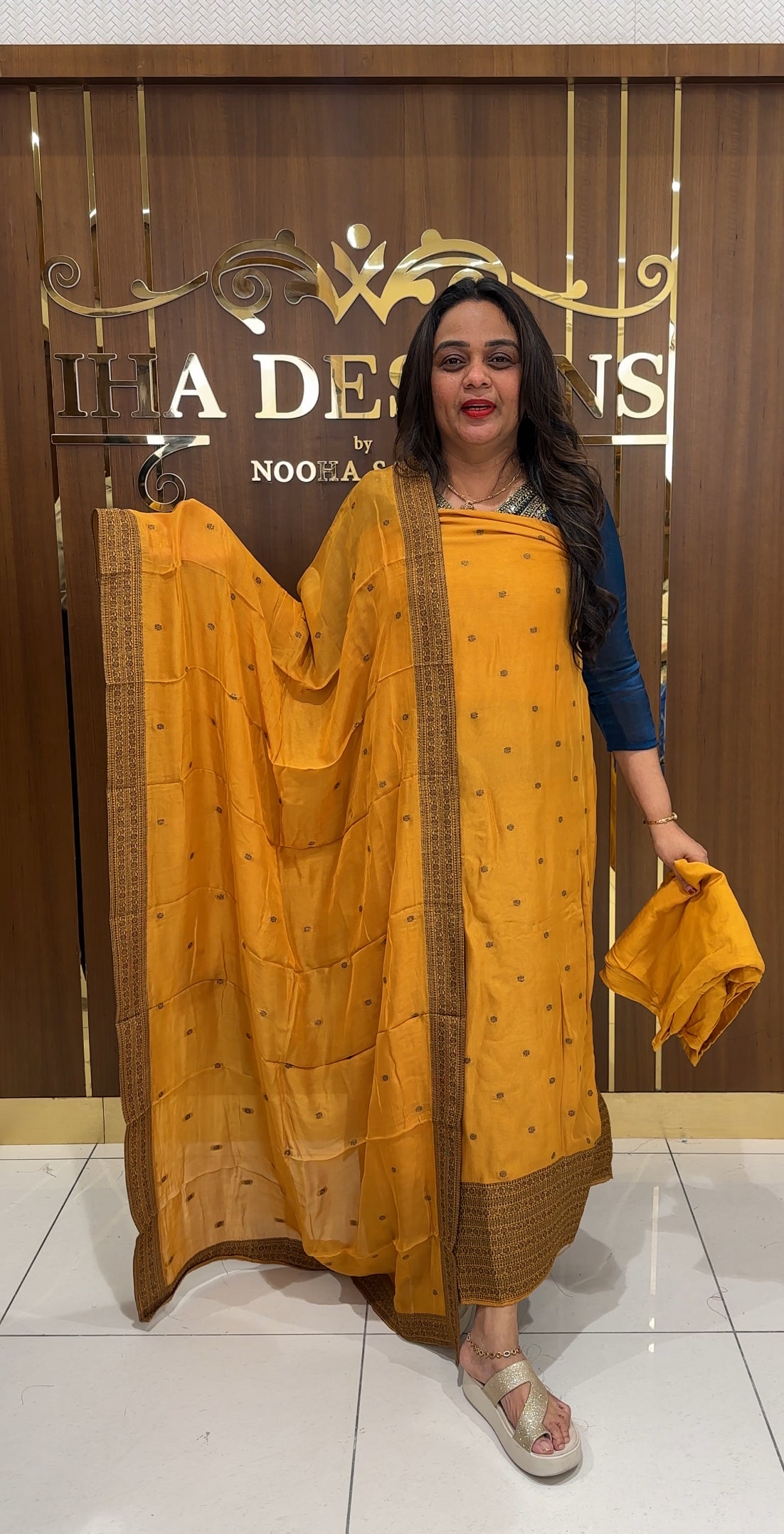 BNARASI UNSTITCHED SALWAR SUITS - IHA 24378