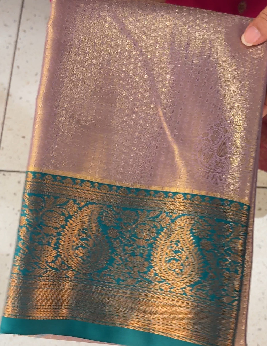 TISSUE KANCHIPURAM SAREES - IHA 18538