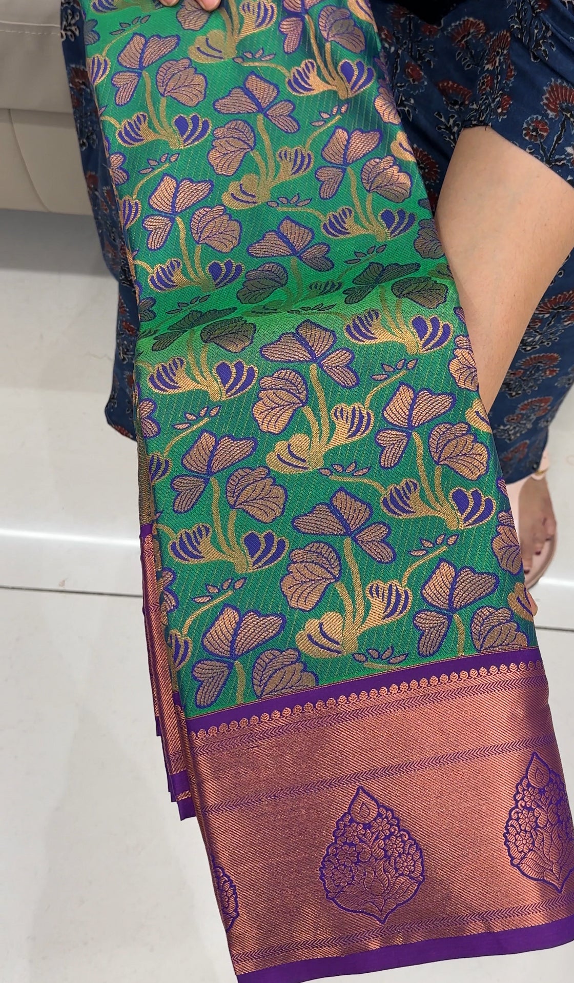 BROCADE SILK SAREES - IHA 26930
