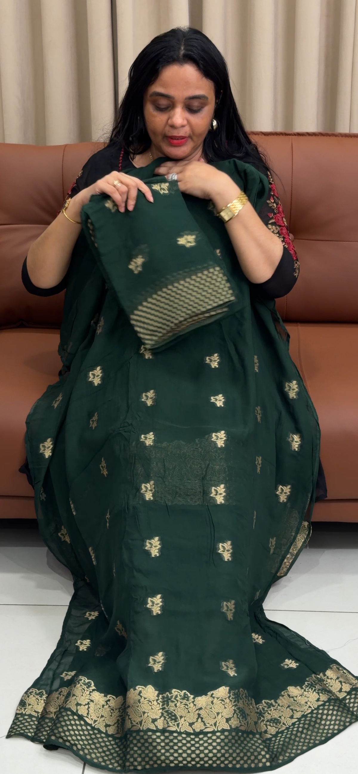 OFFER SALES UNSTITCHED SALWAR SUITS - IHA 35353