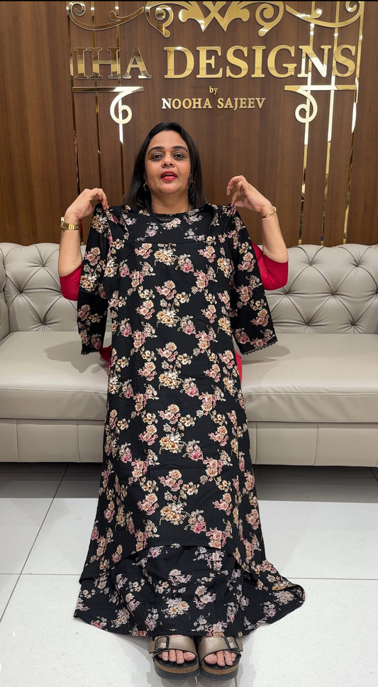 PRINTED RAYON FROCKS - IHA 23261