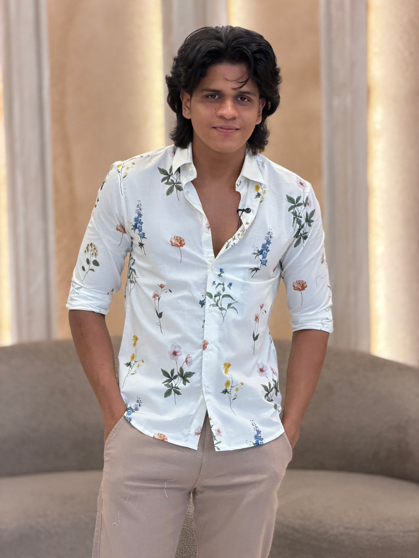 PRINTED MEN'S SHIRT - IHA 33212