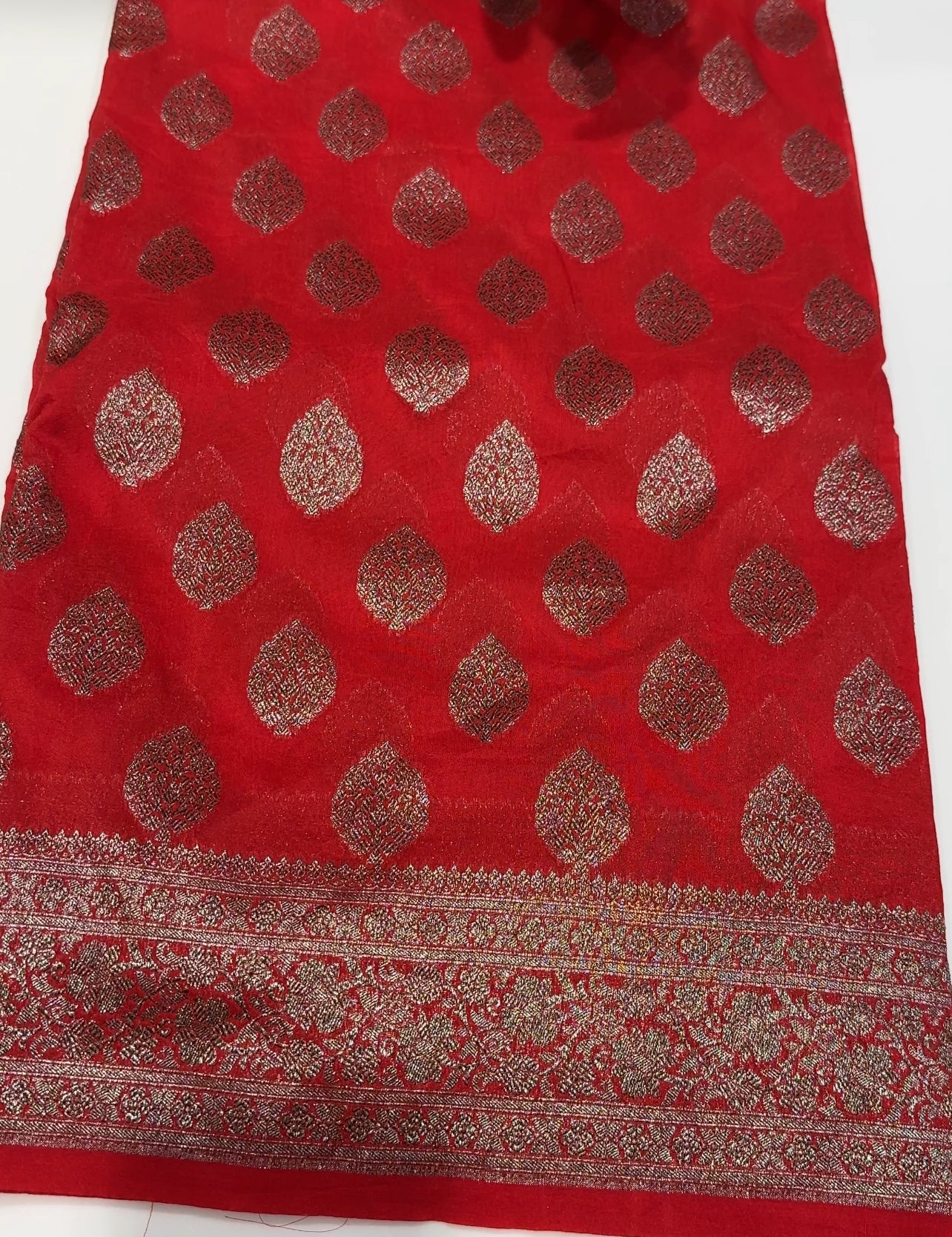 SEMI BANARASI SAREES - IHA 17584