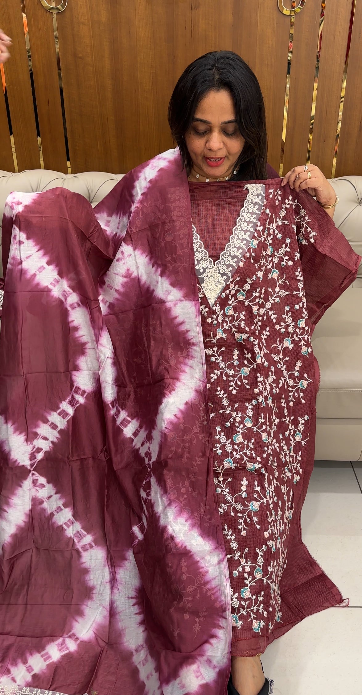 NET KOTA UNSTITCHED SALWAR SUITS - IHA 29251