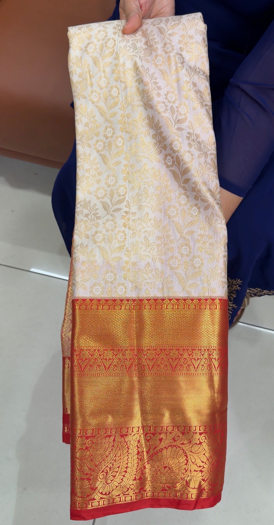 SEMI KANCHIPURAM SILK SAREES - IHA 33628