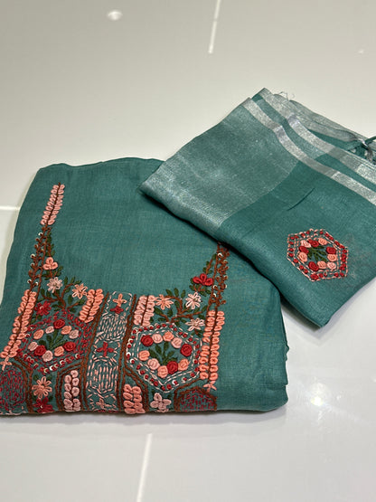 OFFER SALES UNSTITCHED SALWAR SUITS -  IHA 33436