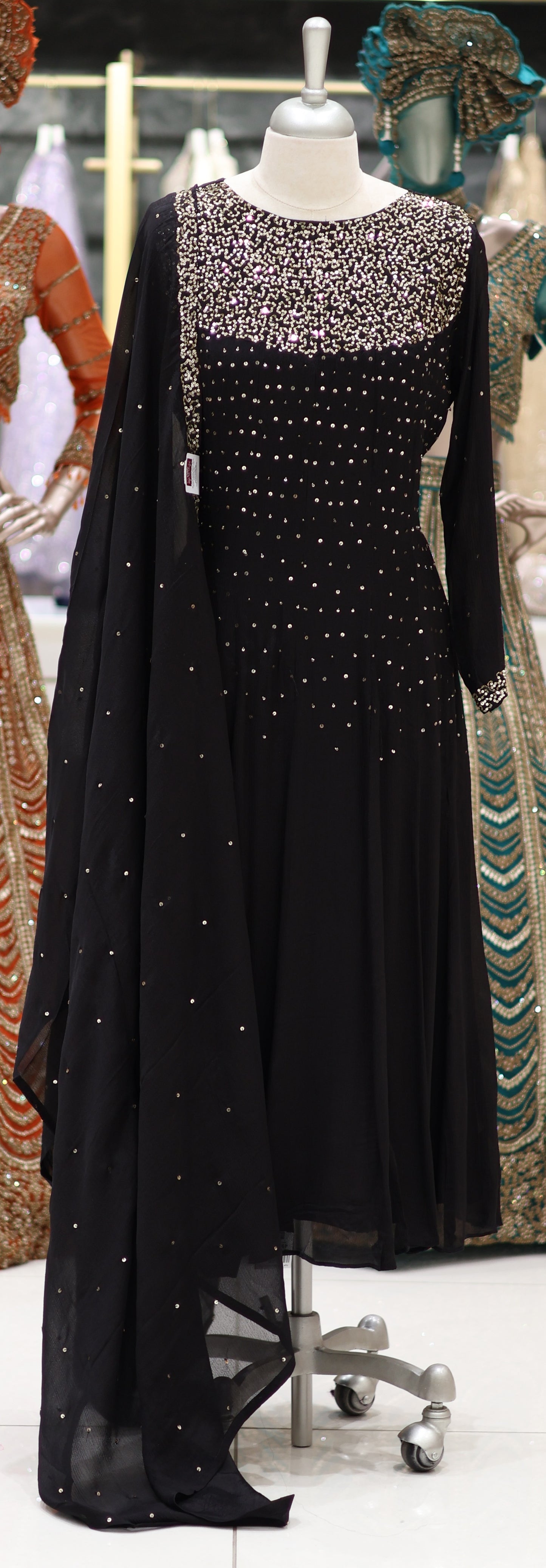 PARTY WEAR TOP,BOTTOM AND DUPATTA - IHA 26791