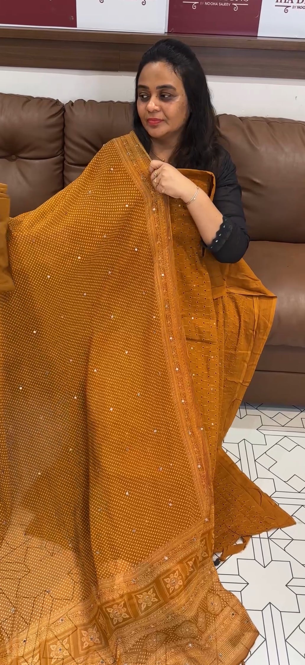 COTTON HAKOBA UNSTITCHED SALWAR SUITS - IHA 27916