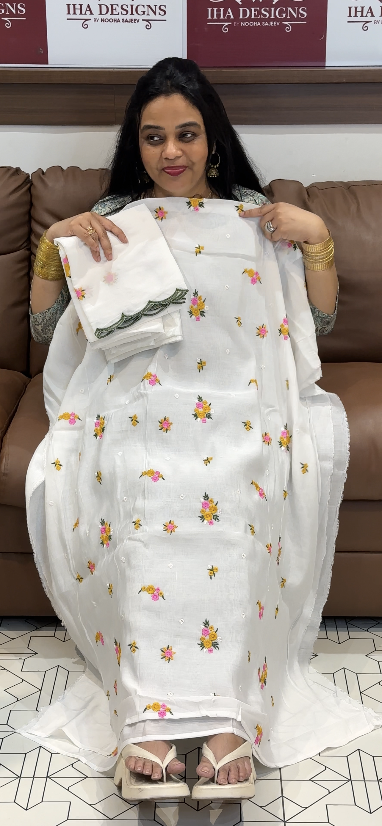 OFFER SALES UNSTITCHED SALWAR SUITS - IHA 34977