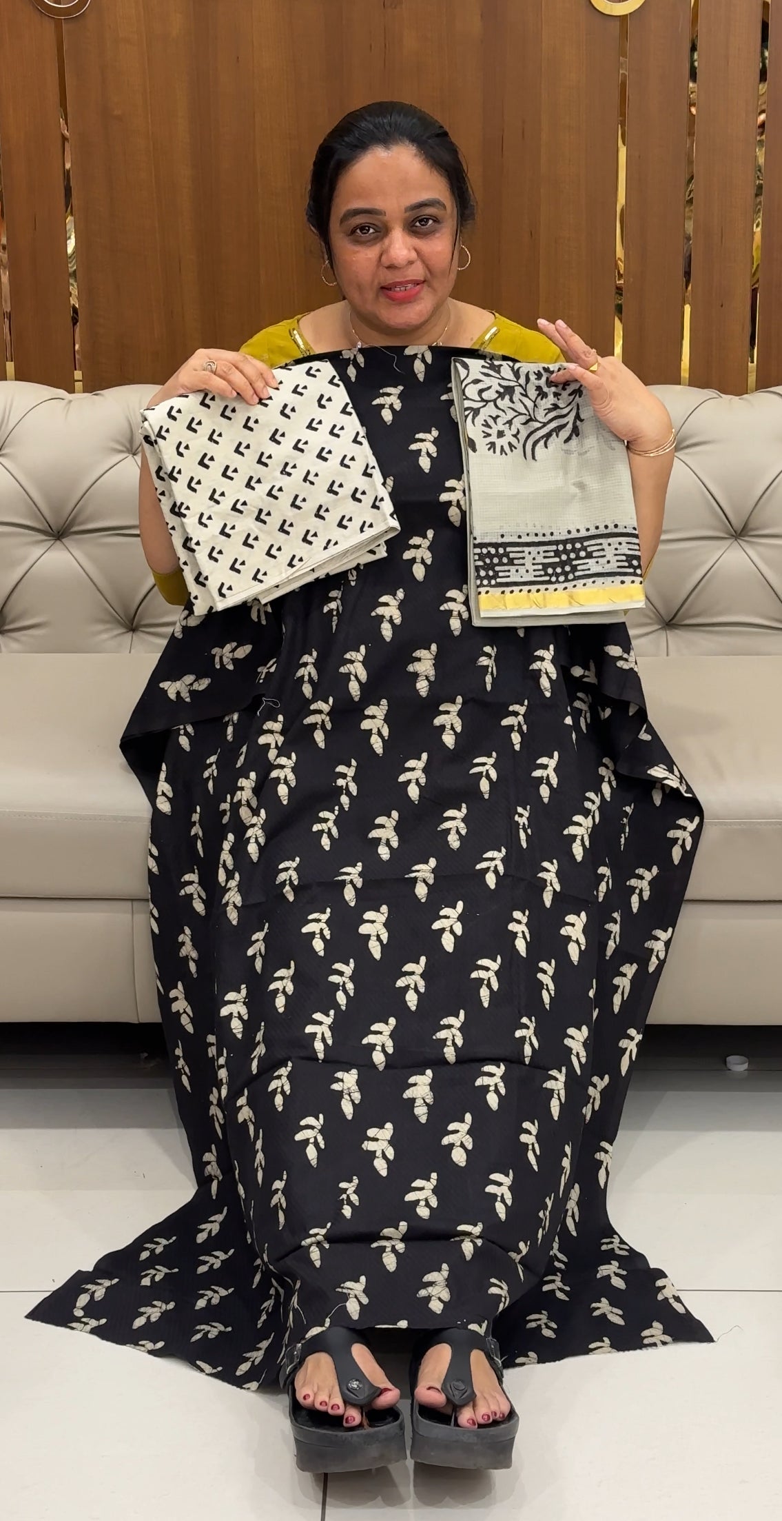 BATIK PRINTED UNSTITCHED SALWAR SUITS - IHA 28574