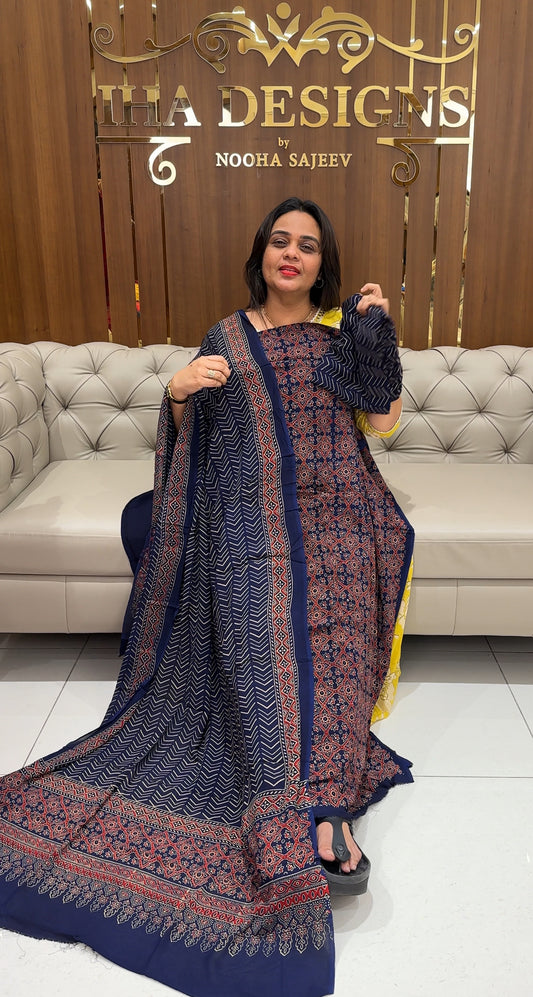 VISCOSE GEORGETTE UNSTITCHED SALWAR SUITS - IHA 23364