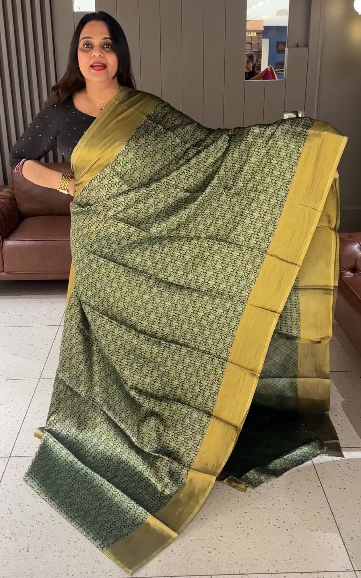 SEMI KATAN SAREES - IHA 19019